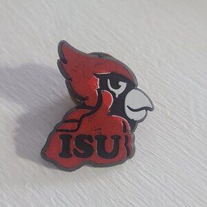 Illinois State University Reggie Redbird Vintage Lapel Pin